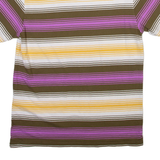 LEVI'S Striped Mens T-Shirt Green S