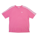 ADIDAS ORIGINALS Womens T-Shirt Pink UK 8