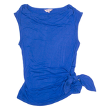 PHASE EIGHT Womens Vest Blue Sleeveless UK 14