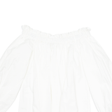 SCAPA Womens Top White Off Shoulder M