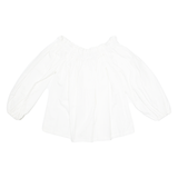 SCAPA Womens Top White Off Shoulder M