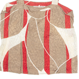 Womens Printed Vest Brown Sleeveless Crazy Pattern S