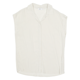 NEW LOOK Womens Blouse Beige Sleeveless M