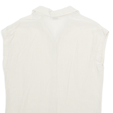 NEW LOOK Womens Blouse Beige Sleeveless M