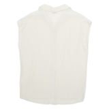 NEW LOOK Womens Blouse Beige Sleeveless M