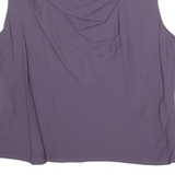 Womens Vest Purple Sleeveless UK 16
