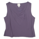 Womens Vest Purple Sleeveless UK 16