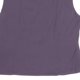 Womens Vest Purple Sleeveless UK 16