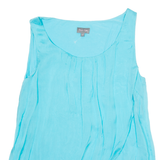 PHASE EIGHT Womens Vest Blue Sleeveless UK 10