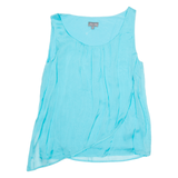PHASE EIGHT Womens Vest Blue Sleeveless UK 10