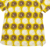 WHITE STUFF Womens Printed Top Yellow Floral UK 10