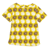 WHITE STUFF Womens Printed Top Yellow Floral UK 10