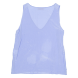 Womens Vest Purple Sleeveless S