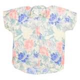 Womens Printed Blouse Blue Floral M
