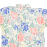 Womens Printed Blouse Blue Floral M