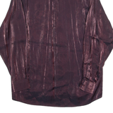 Womens Shirt Maroon Long Sleeve M