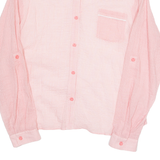 UGG Sheer Womens Printed Shirt Red Long Sleeve Check L