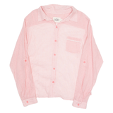 UGG Sheer Womens Printed Shirt Red Long Sleeve Check L