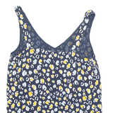 JOULES Womens Printed Vest Blue Sleeveless Animal Print UK 8