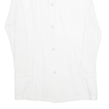 SKYLINE Womens Blouse White Long Sleeve M