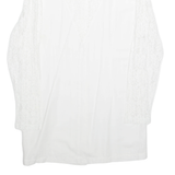 SKYLINE Womens Blouse White Long Sleeve M