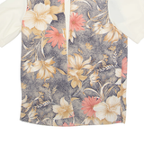 Womens Printed Blouse Yellow Floral M