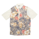 Womens Printed Blouse Yellow Floral M