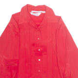 Womens Blouse Red Long Sleeve UK 14