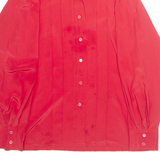 Womens Blouse Red Long Sleeve UK 14