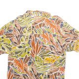 Womens Printed Blouse Brown Crazy Pattern M