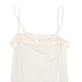 Womens Vest Beige Sleeveless M