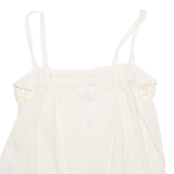 Womens Vest Beige Sleeveless M