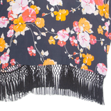 PHASE EIGHT Womens Kimono Blouse Blue Floral L