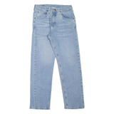 WRANGLER Mens Jeans Blue Regular Straight Stone Wash W28 L30