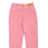 LEVI'S BIG E Womens Jeans Pink Regular Mom W27 L27