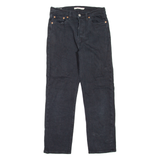 LEVI'S Wedgie BIG E Womens Jeans Black Regular Straight W26 L26