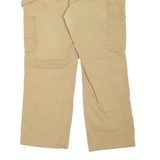 CARHARTT Carpenter Workwear Womens Trousers Beige Loose Straight W32 L25