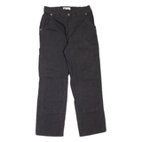 DICKIES Carpenter Workwear Womens Trousers Black Regular Straight W26 L26