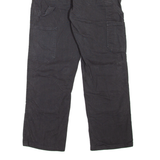 DICKIES Carpenter Workwear Womens Trousers Black Regular Straight W26 L26