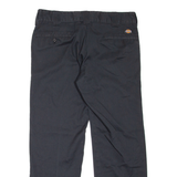 DICKIES Workwear Mens Trousers Black Slim Straight W30 L33