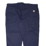 CARHARTT Workwear Mens Trousers Blue Relaxed Tapered W50 L32