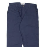 CARHARTT Dungaree Fit Workwear Mens Trousers Blue Relaxed Tapered W38 L30