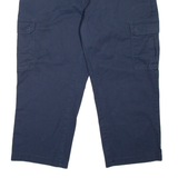 DICKIES Cargo Workwear Mens Trousers Blue Relaxed Tapered W38 L24