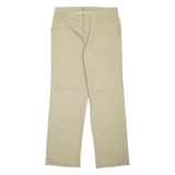DICKIES Workwear Womens Trousers Beige Relaxed Straight W35 L33