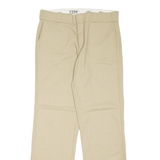 DICKIES 774F Workwear Womens Trousers Beige Regular Straight W34 L31