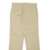DICKIES 774F Workwear Womens Trousers Beige Regular Straight W34 L31