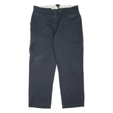 DICKIES Cargo Workwear Mens Trousers Black Regular Straight W38 L30