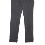 DICKIES Carpenter Workwear Womens Trousers Black Slim Skinny W28 L30