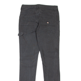 DICKIES Carpenter Workwear Womens Trousers Black Slim Skinny W28 L30