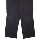 DICKIES Cargo Workwear Mens Trousers Black Regular Straight W40 L32